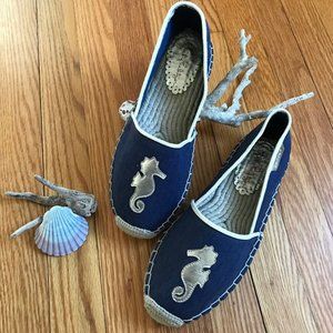 Lily Pulitzer Espadrilles - Sea Horse (size 10)